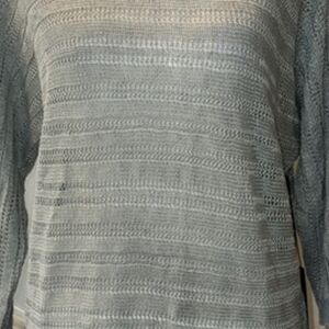 NWOT-Tahari Soft Sage colored Women's Crew Neck Sweater